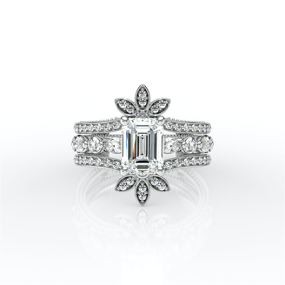 Vanguard-2202EM-18K White Gold Emerald