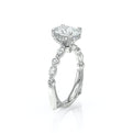 Vanguard-2202OV-14K White Gold Oval