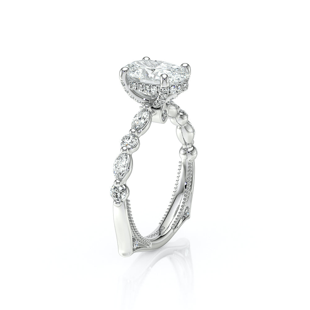 Vanguard-2202OV-14K White Gold Oval