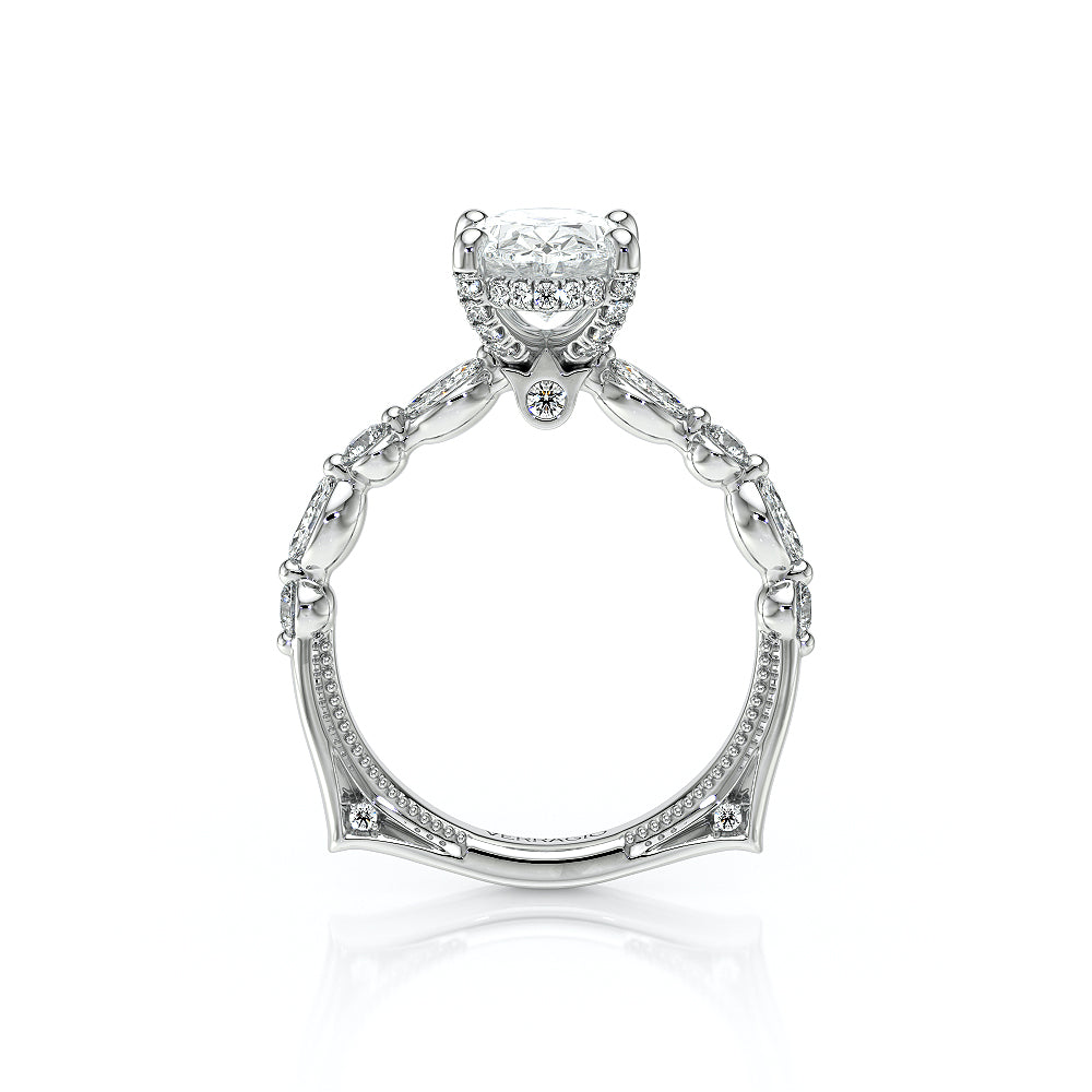 Vanguard-2202OV-14K White Gold Oval