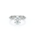 Vanguard-2202OV-14K White Gold Oval