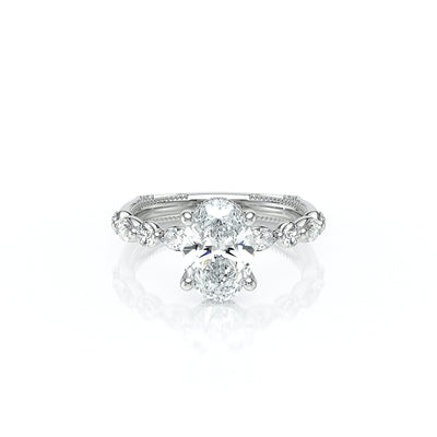 Vanguard-2202OV-14K White Gold Oval