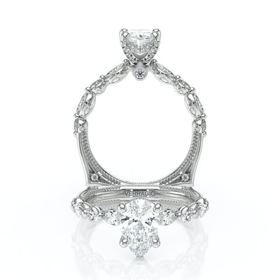 Verragio Halo Pear Engagement Ring