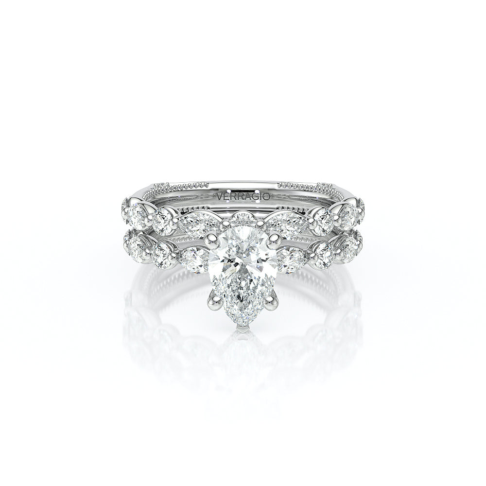 Vanguard-2202PS-18K White Gold Pear