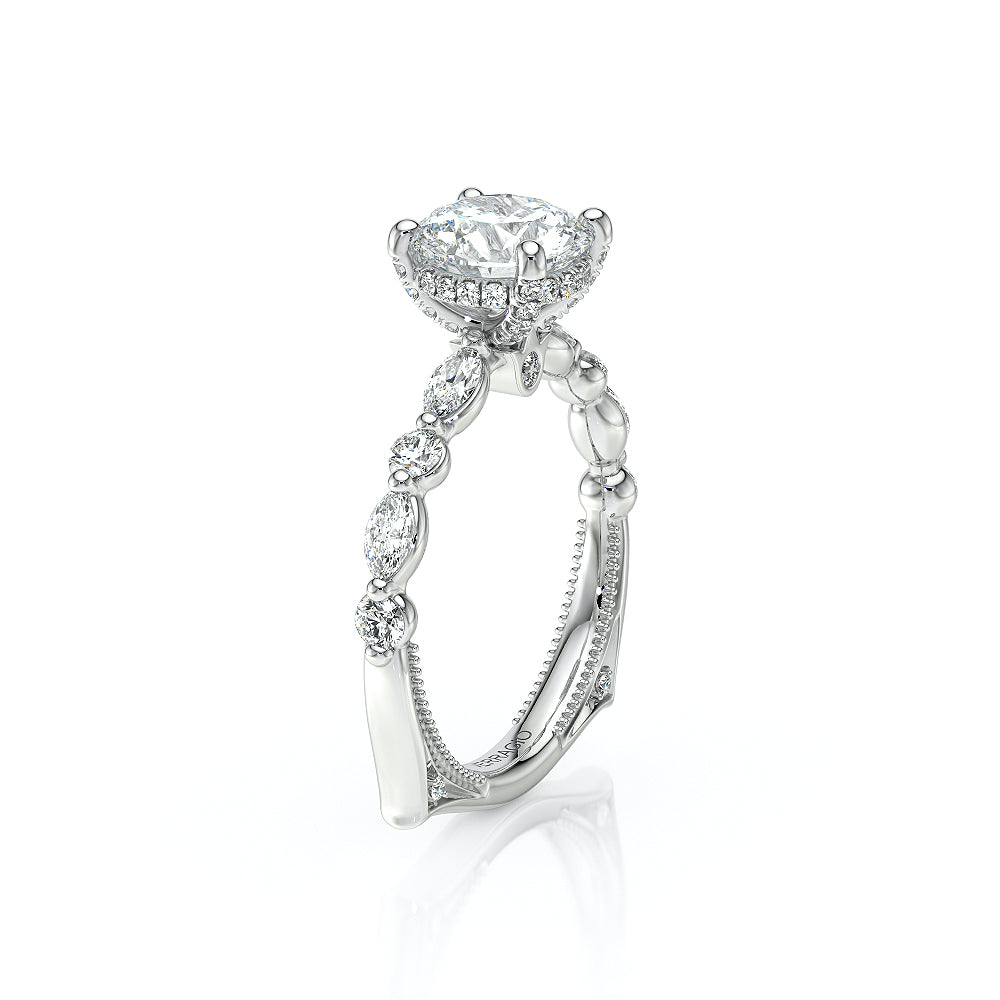 Verragio Halo Round Engagement Ring