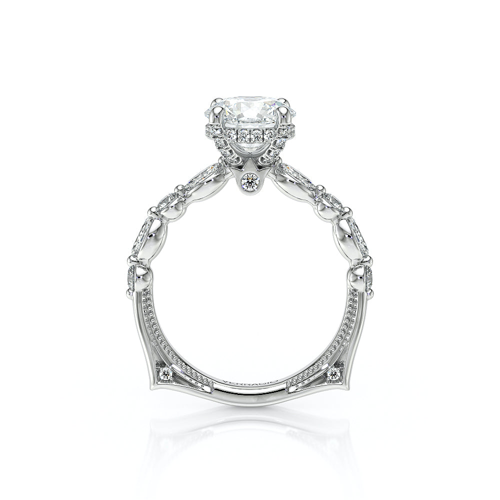 Vanguard-2202R-14K White Gold Round