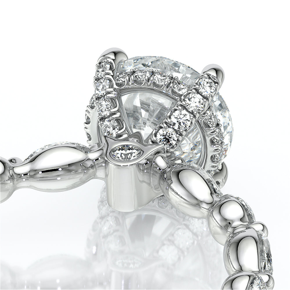 Vanguard-2202R-14K White Gold Round