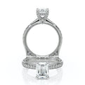 Verragio Halo Emerald Engagement Ring