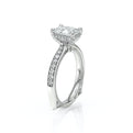 Verragio Halo Emerald Engagement Ring