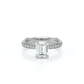 Verragio Halo Emerald Engagement Ring