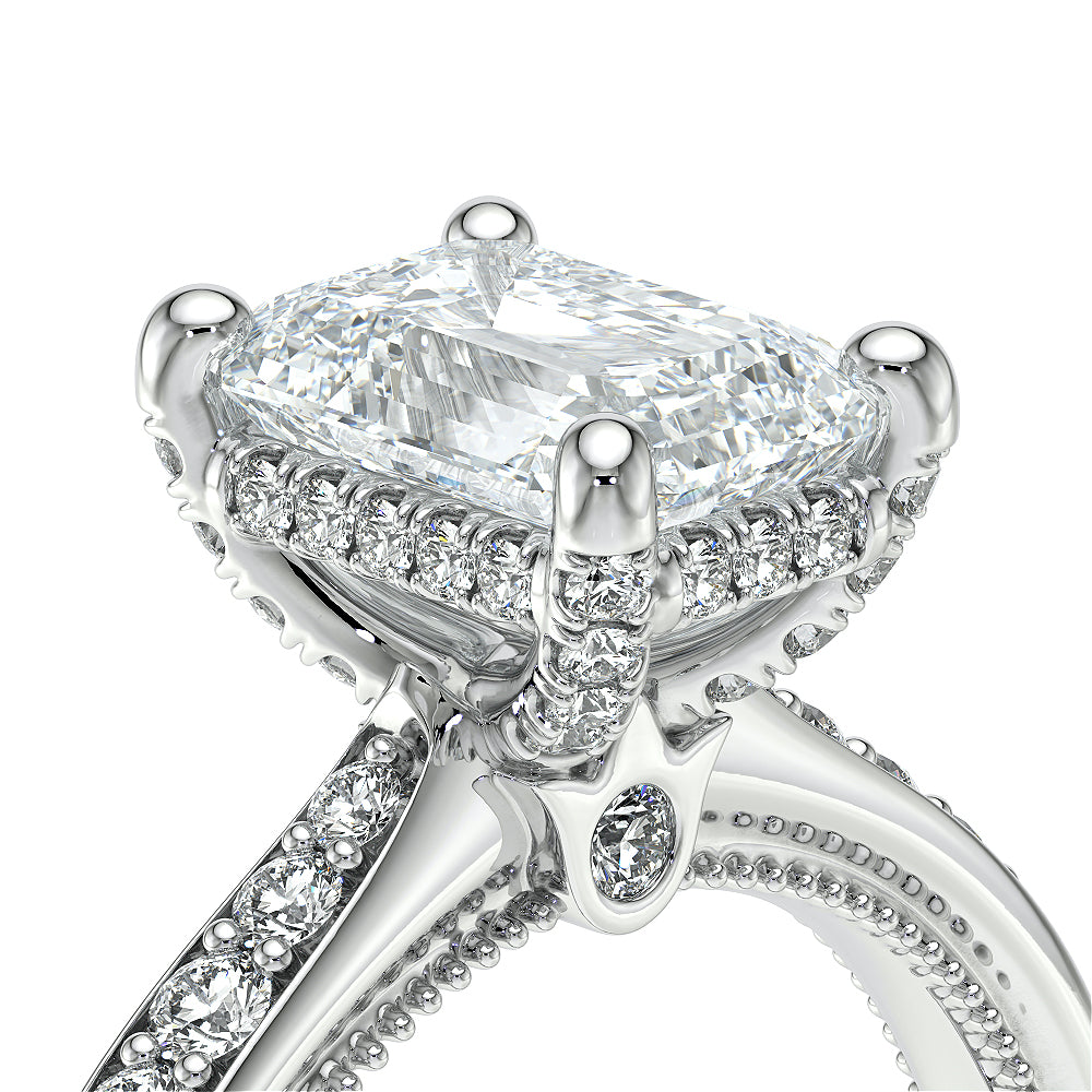 Vanguard-2203EM-14K White Gold Emerald