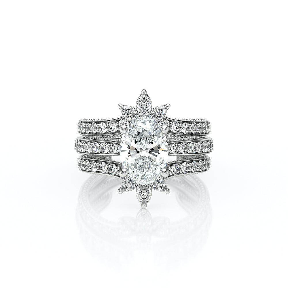 Vanguard-2203OV-18K White Gold Oval