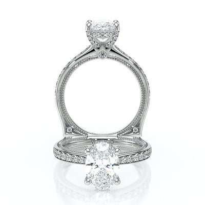 Verragio Halo Oval Engagement Ring