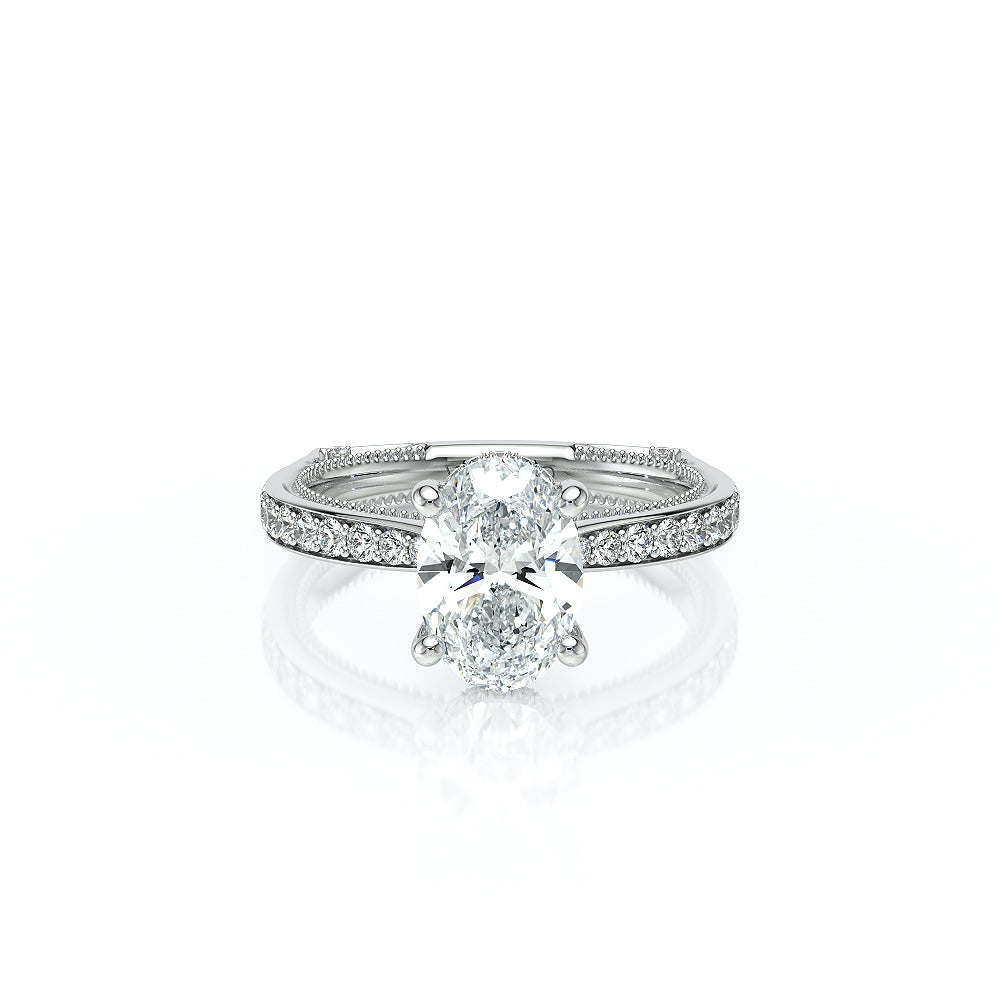 Verragio Halo Oval Engagement Ring