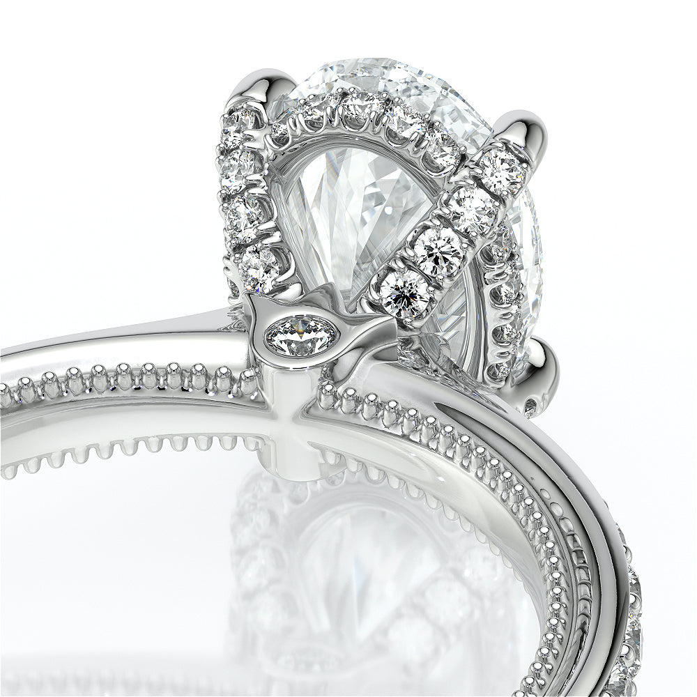 Verragio Halo Oval Engagement Ring