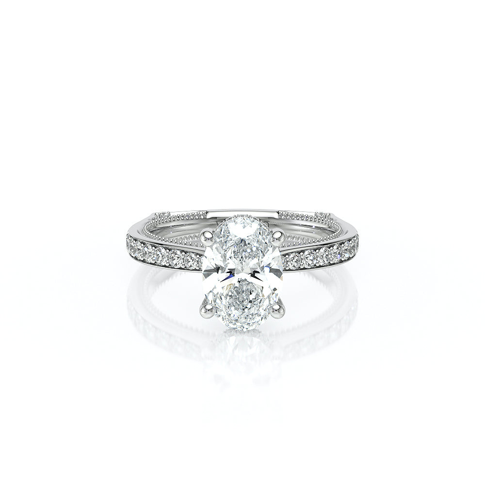 Verragio Halo Oval Engagement Ring