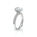 Verragio Halo Pear Engagement Ring