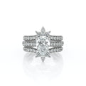 Vanguard-2203PS-14K White Gold Pear