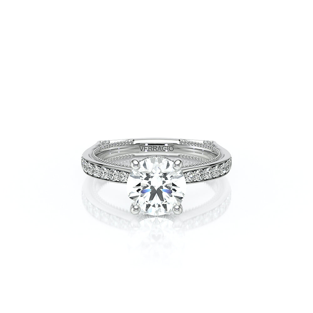 Verragio Halo Round Engagement Ring