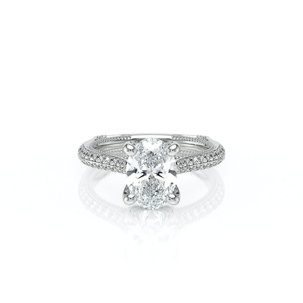 Verragio Halo Oval Engagement Ring