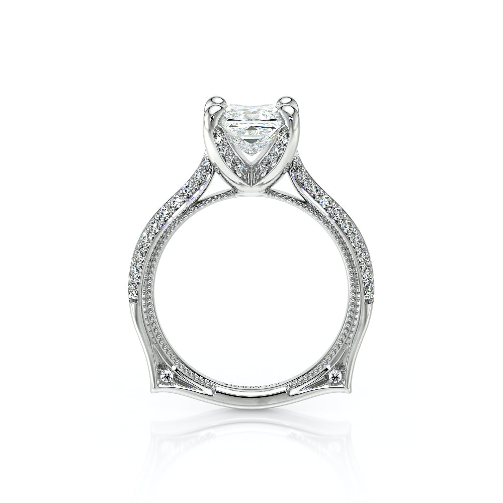 Verragio Halo Princess Engagement Ring