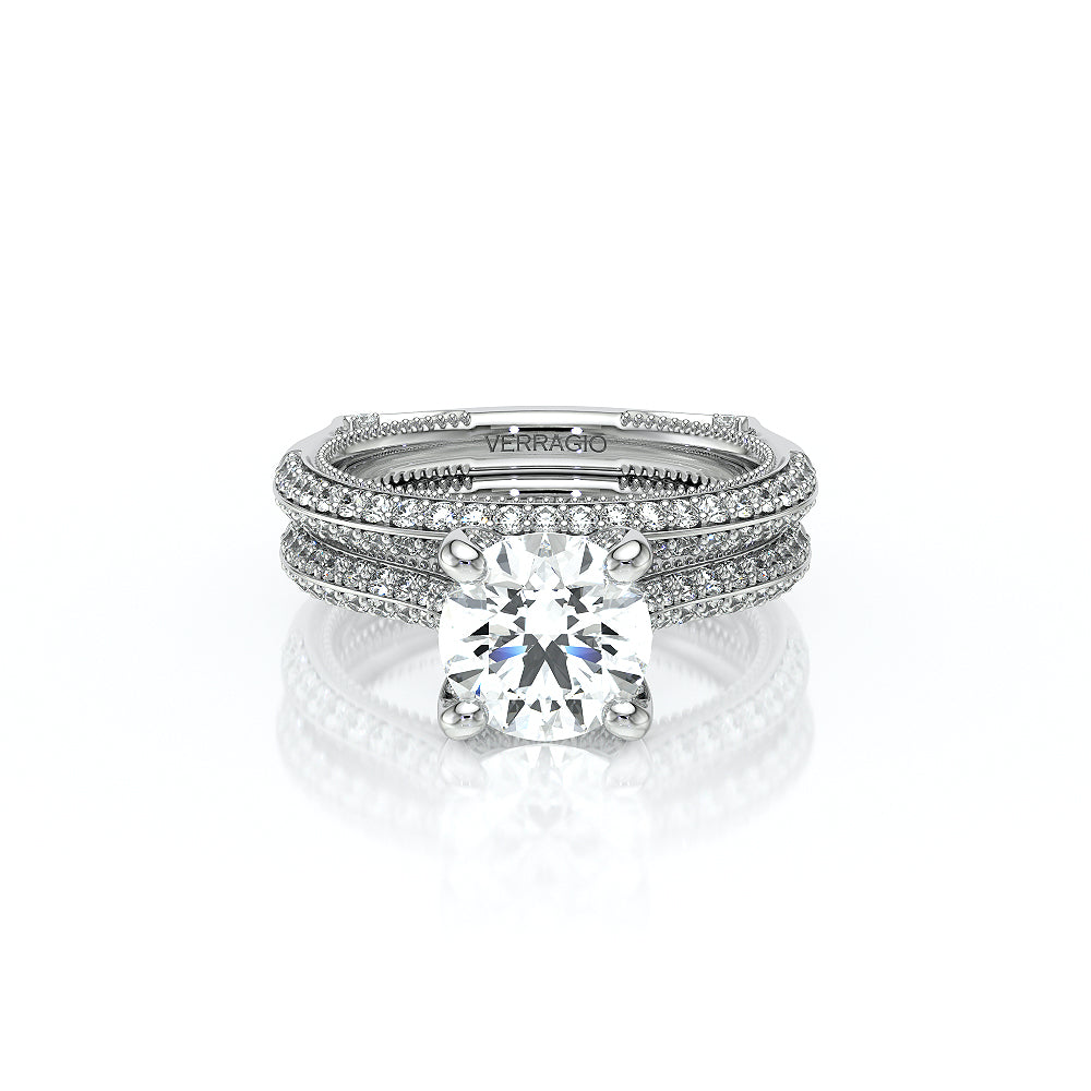 Verragio Halo Round Engagement Ring