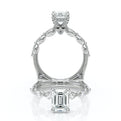 Verragio Halo Emerald Engagement Ring