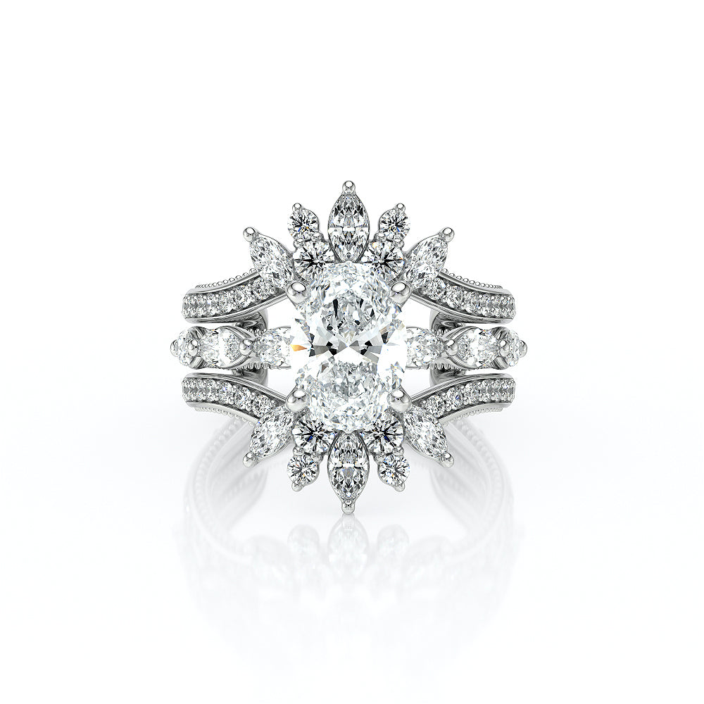 Vanguard-2205ov-18k White Gold Oval
