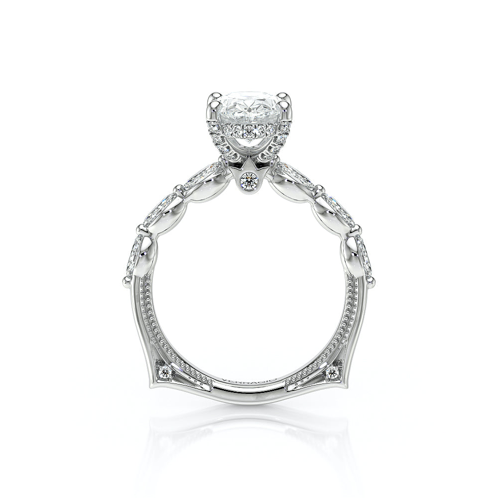 Vanguard-2205ov-14k White Gold Oval