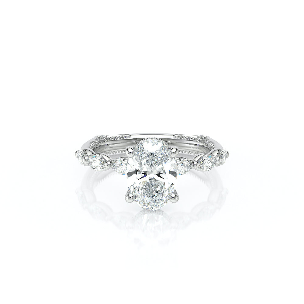 Verragio Halo Oval Engagement Ring
