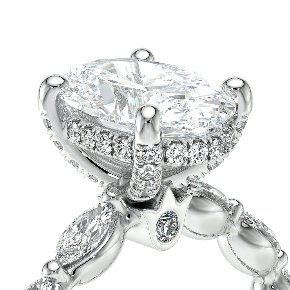 Verragio Halo Oval Engagement Ring
