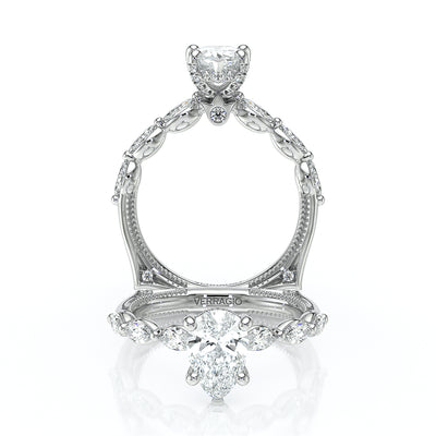 Verragio Halo Pear Engagement Ring