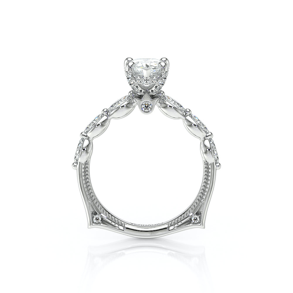 Verragio Halo Pear Engagement Ring