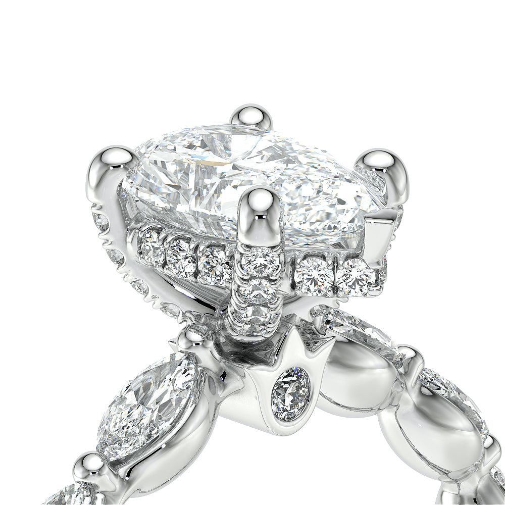 Vanguard-2205ps-14k White Gold Pear