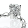 Vanguard-2205ps-14k White Gold Pear