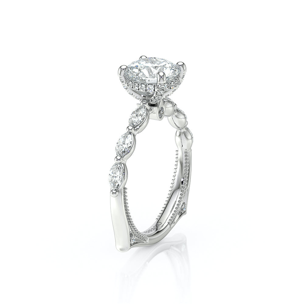 Verragio Halo Round Engagement Ring