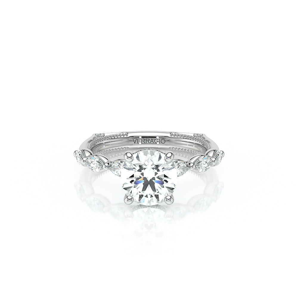 Verragio Halo Round Engagement Ring