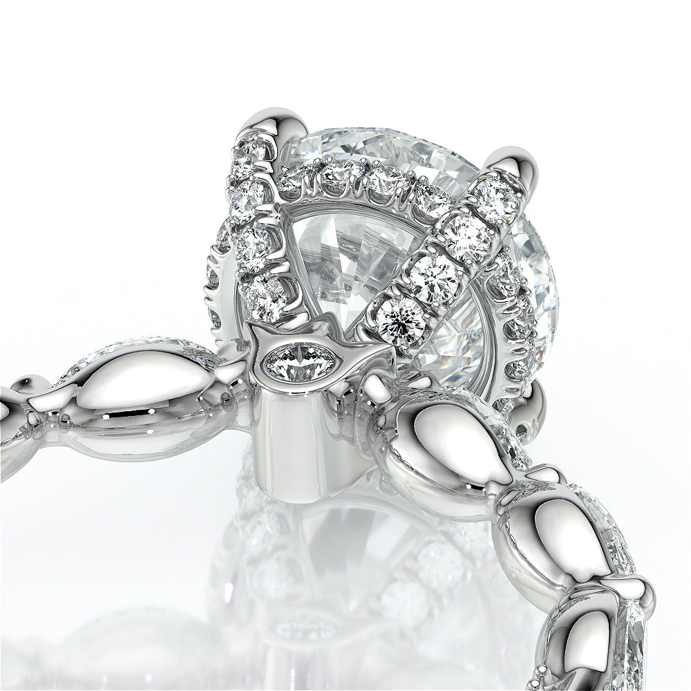 Verragio Halo Round Engagement Ring