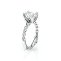 Vanguard-2206OV-18K White Gold Oval