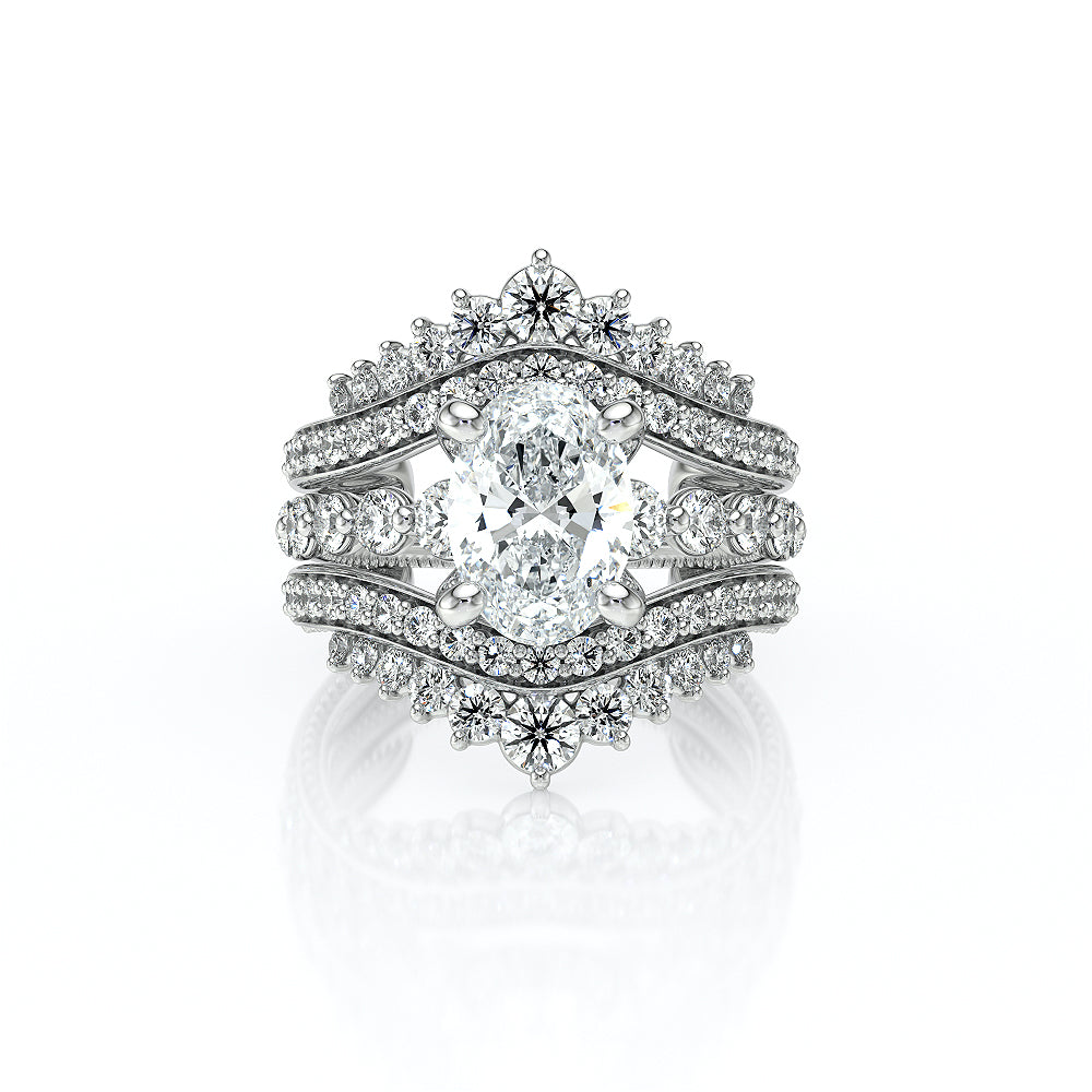 Vanguard-2206OV-18K White Gold Oval