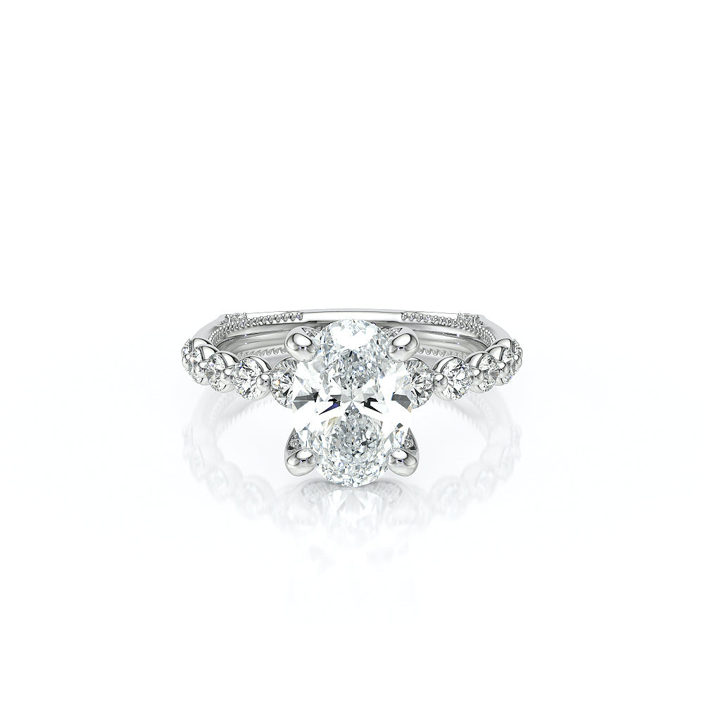 Verragio Halo Oval Engagement Ring