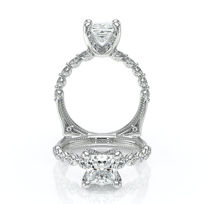 Verragio Halo Princess Engagement Ring