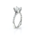 Verragio Halo Princess Engagement Ring