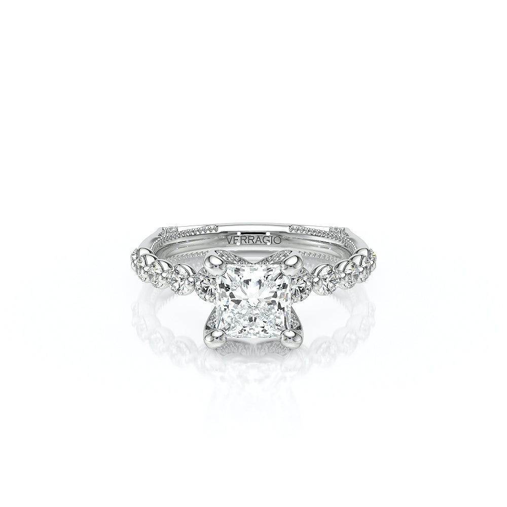 Verragio Halo Princess Engagement Ring