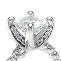 Vanguard-2206p-14k White Gold Princess