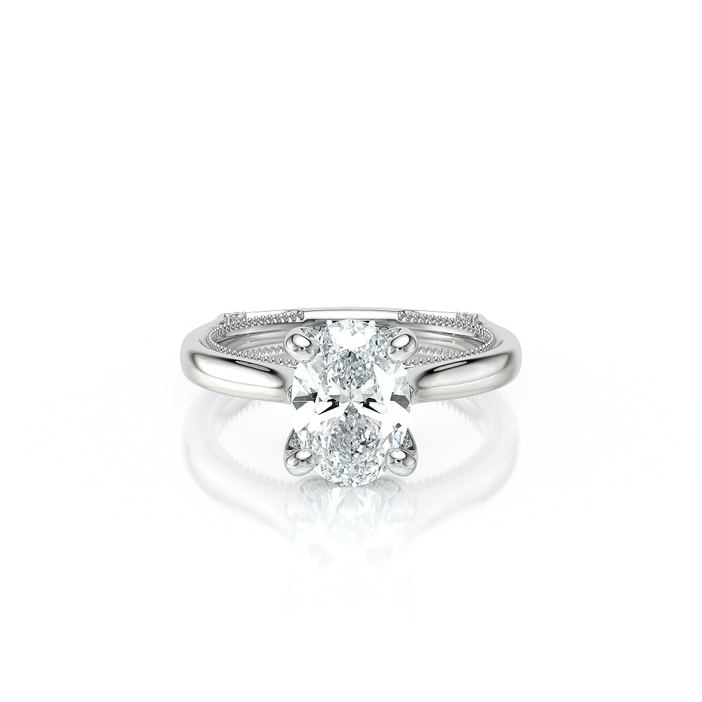 Verragio Halo Oval Engagement Ring