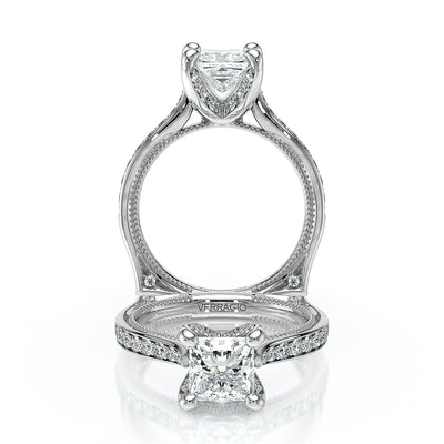 Verragio Halo Princess Engagement Ring