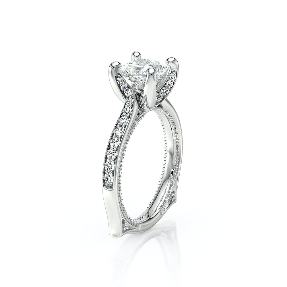 Verragio Halo Princess Engagement Ring
