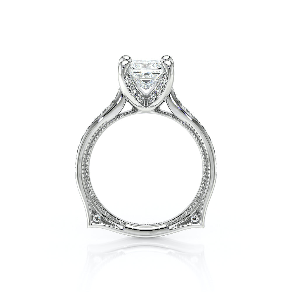 Verragio Halo Princess Engagement Ring