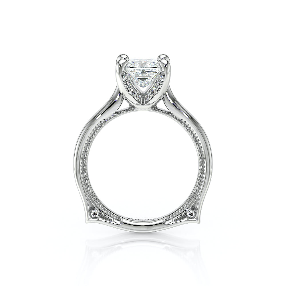 Verragio Halo Princess Engagement Ring